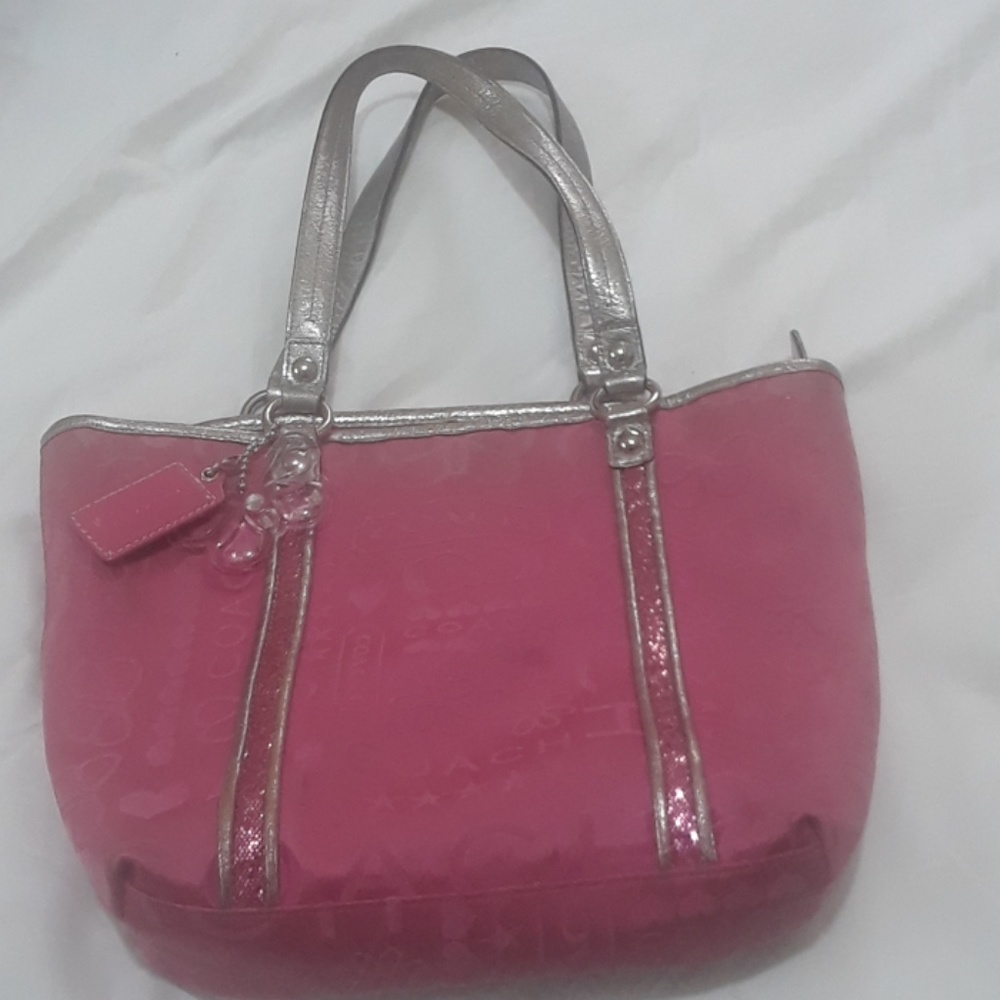 Coach pink purse sold